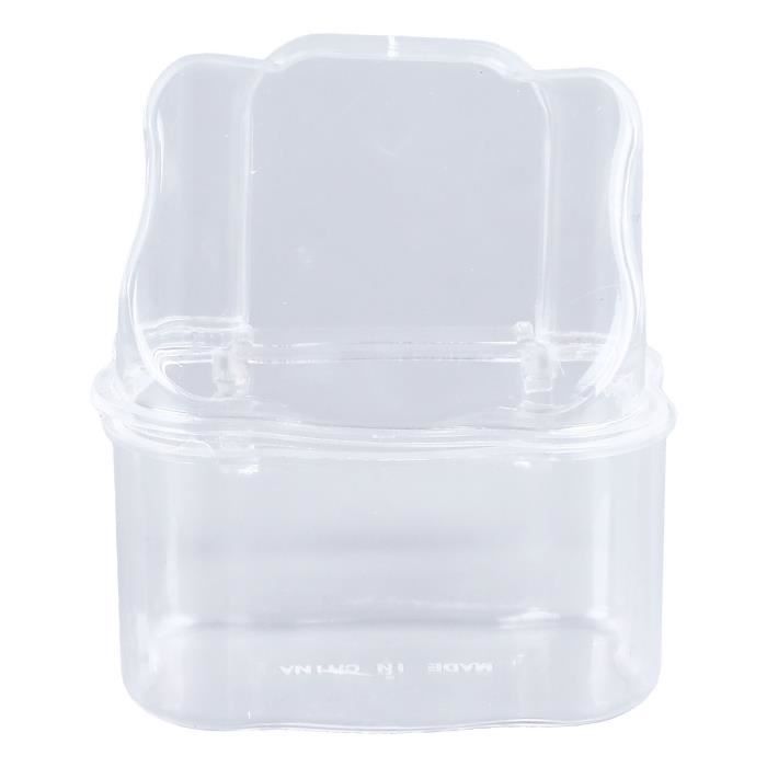 Meilleurs prix pour Distributeur de Nourriture - VVIKIZY - Transparent - Plastique - Facile à Nettoyer - Suspendu