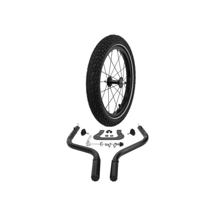Kit roue libre pour remorque enfant XLC Jogging Duo - noir - Marque XLC - Genre Homme - Type de public Enfant