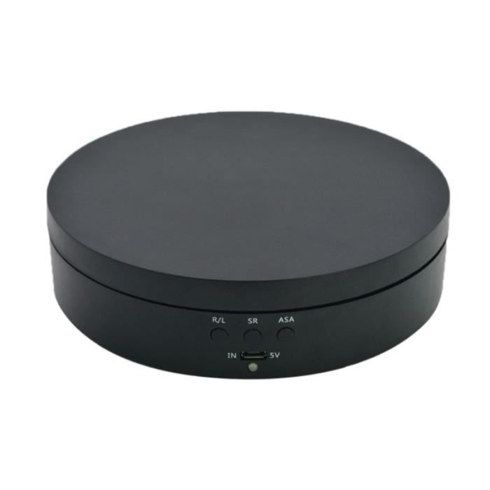 Support Présentation 360 Plateau Tournant électrique Avec Télécommande - Silencieux, 360°, Parfait Pour Bijoux Et Créations Présentoir Bijoux