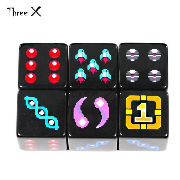 POKER CHIP SHOP – Set De 10 Dés De Poker En Plastique Crème – Formes Octaèdre, Hexaèdre, Tétraèdre Et Cube – Sac De Rangement Inclus