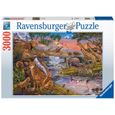 Puzzle 3000 pièces - RAVENSBURGER - Le règne animal - Vert - Adulte - Animaux-1