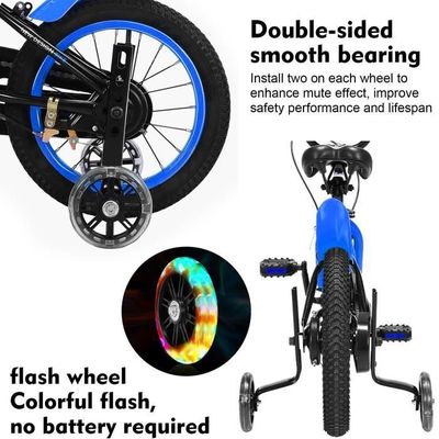 SUNGOOYUE Ensemble de Roues D'entraînement pour Vélo pour Enfant, Roue Auxiliaire Réglable pour Débutant pour Vélo pour Enfants de 18 à 24 Pouces(Le Noir SUNGOOYUE Ensemble de Roues D'entraînement pour Vélo pour Enfant, Roue Auxiliaire Réglable pour Débutant pour Vélo pour Enfants de 18 à 24 Pouces(Le Noir