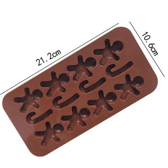 Moules à Glace Silicone 3 Cavités Avec Bâtonnets - Rouge