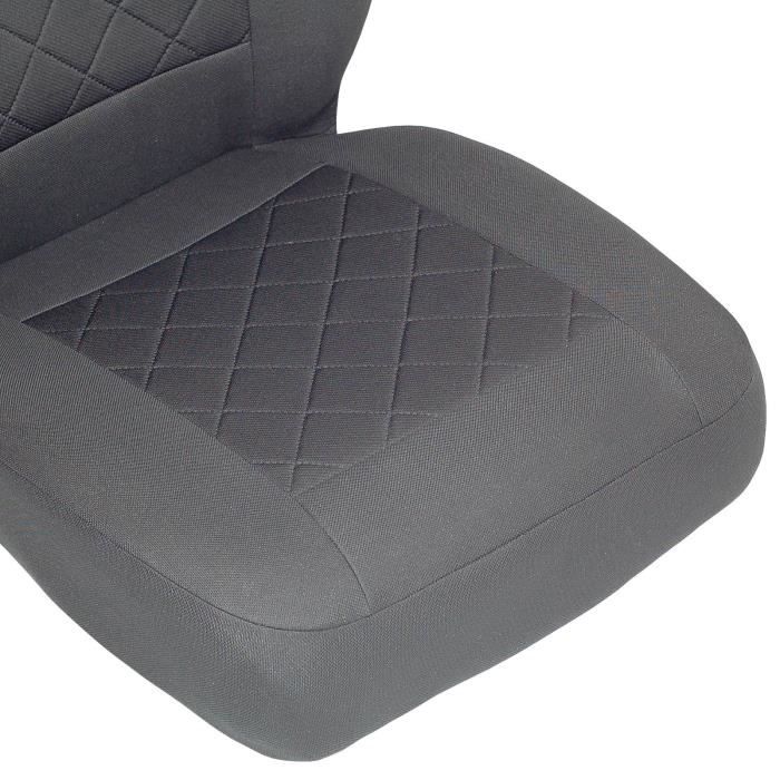 Housses De Sièges Universelles Pour Citroën Jumpy I, II (1994-2016) - Marque Mossa, Gris, Neuves