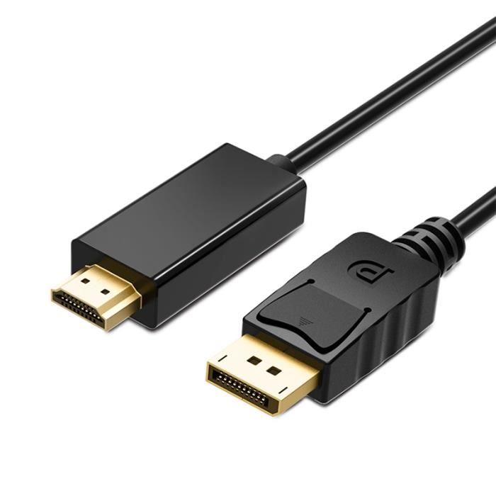1.8m DP vers HDMI Câble mâle vers mâle1