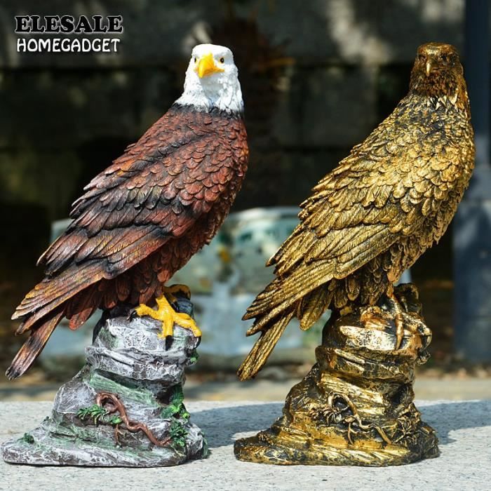 GANE Individualité Aigle Buste Statue, tête d'aigle Sculpture Sculpture en  Bronze Art Maison Jardin tête d'animal Sculpture créative Bijoux en métal :  : Cuisine et Maison