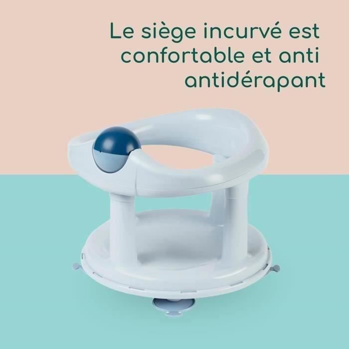 Siège De Bain Bébé Farnirvana – Pliable, Sécurisé Et Ergonomique (dès 6 Mois)