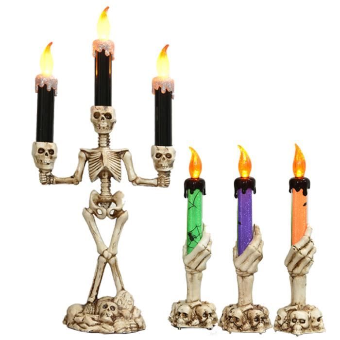 CHE - Lumière De Bougie 2pcs - Lampe à Bougie Solaire Pas De Flamme