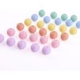 Sucettes et anneaux de dentition baby tete Perles de silicone Ensemble de couleur Candy Color 12mm-50pcs Teether pour bé 194548-2
