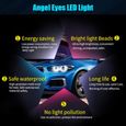 Angel Eyes LED Light, 2pcs voiture lumineuse 6000K 5W 12V Angel Eyes lampe Halo ampoules pour E60 E61 E39 E53-2