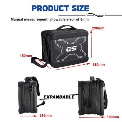 Sacoches Intérieures Getmore Parts Pour BMW GS Vario - Polyester 1680D, Réglables, Compatibles R1250GS/R1200GS