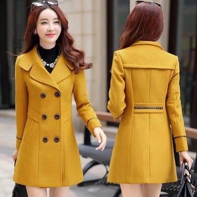 Manteau jaune femme top