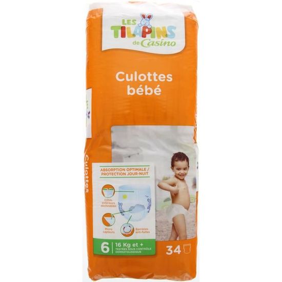 Les Tilapins 34 Culottes Bebe Taille 6 16 Kg Et Cdiscount Puericulture Eveil Bebe