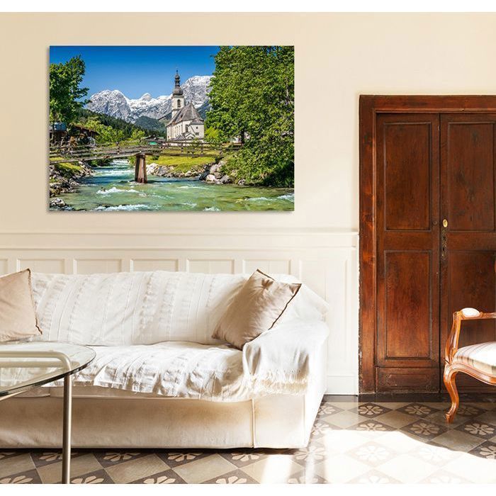 Tableau Déco Toile - Impression Paysage Lac - Murando - Format à Préciser