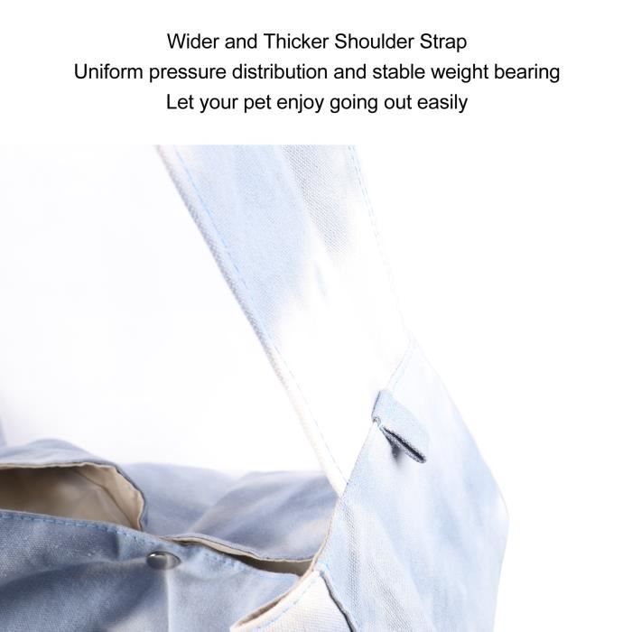 ER1680 Pet Sling Transporteur Portebébé pour Chien et Chat Sac Mains Libres Réversible pour