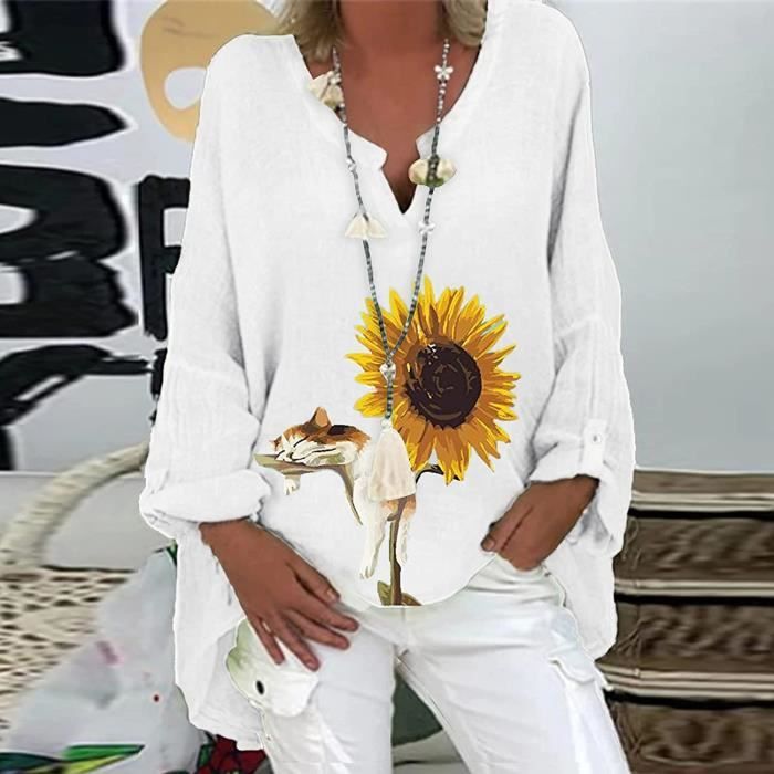 T shirt manche top longue pas cher femme