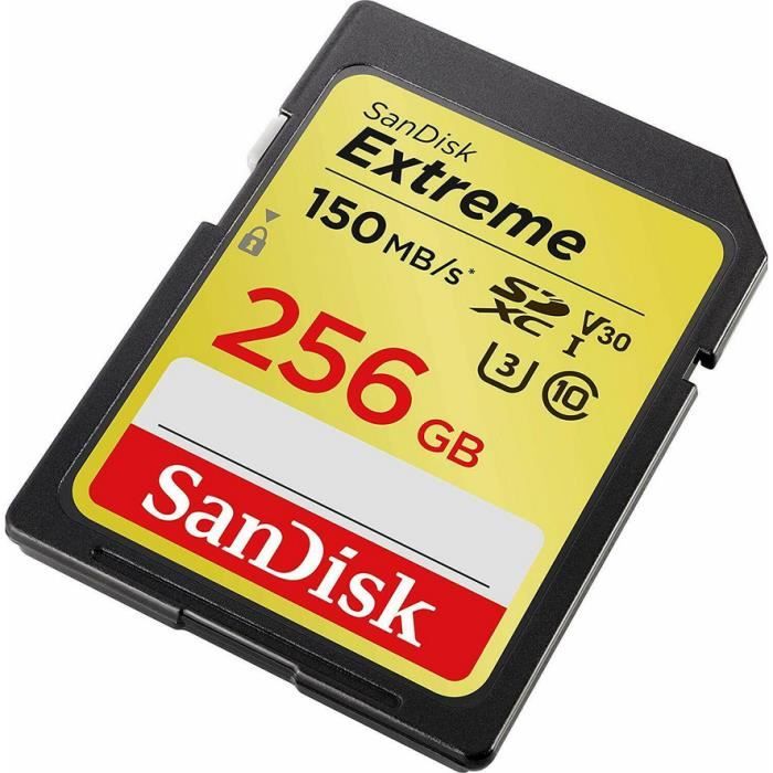 Carte mémoire flash SanDisk Extreme - 1 To - Class10 - V30 - UHS-I U3 -  Cdiscount Appareil Photo