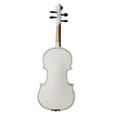 4/4 Acoustic White Violin Maple avec Archet En Résine pour Débutants-3