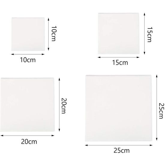 PH PandaHall Mini botes de pintura vacíos, 750 botes de 3 ml / 0.1 oz