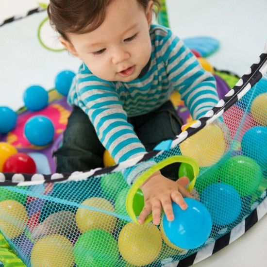Prestation jeux éveil moteur pour bébé et enfant : location matériel  baby-gym et piscine à balles gonflables - LOCSPORT
