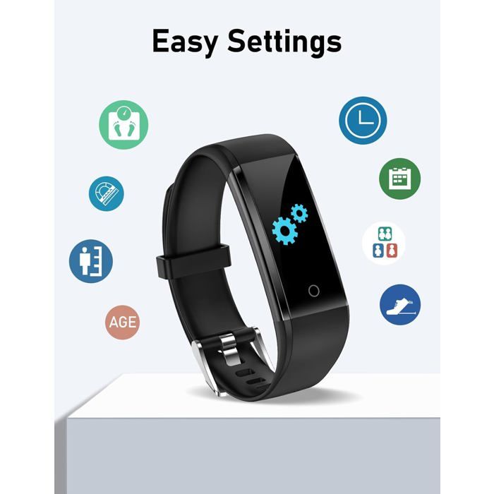 Montre Podomètre Étanche IP68 - Compteur De Pas, Calories Et Distance Sans Bluetooth Ni Application
