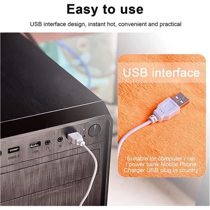 Chausson chauffant usb deals