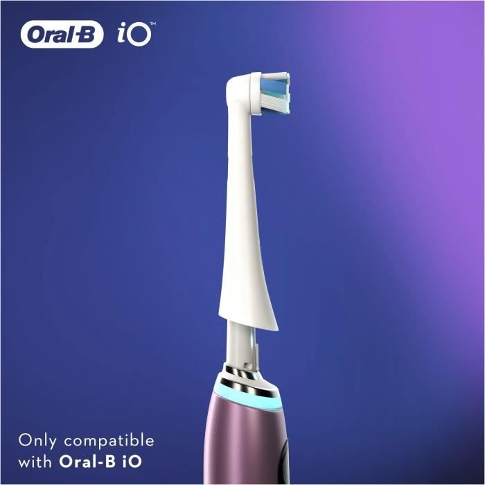 Têtes De Rechange Oral-B Ultimate Clean Pour Brosse à Dents Io - Lot De 2, Neuf