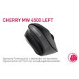 CHERRY MW 4500 LEFT - Souris ergonomique pour gauchers - Optique - 6 boutons - Sans fil - Noir-4