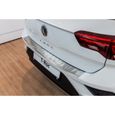 Protection de seuil de coffre chargement adapté pour VW T-Roc 2017- [Argent brossé]-0