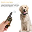 Collier de dressage Collier électrique pour entraînement de chien Etanche Anti-aboiement Télécommande avec 3 Modes-0