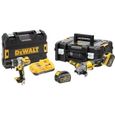 Pack 2 outils 18/54 V (DCD996+DCG414) + coffrets T STAK + 2 batteries Flexvolt 6/2Ah - DEWALT-0