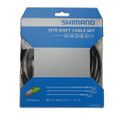Kit et Gaines de Càbles de Dérailleur Shimano Mtb OT-SP41 Optislick Scellés avec Butées-0