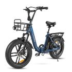 SMARTAI Samebike C05 Pro Vélo électrique 20"- Moteur 500W - Batterie 36V/13Ah - Shimano 7 Vitesses - Frien à disque - Pneus 20*4“, Bleu