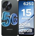 Smartphone 5G DOOGEE Note 59 32Go+128Go/TF 2To,Smartphone Android 15,Telephone Portable 6250mAh,6.75" HD 120 Hz NFC Face ID-Noir