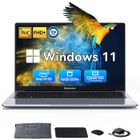 PC Portable Huidun Hibook 6, Intel N150, 15,6" FHD+, RAM 16Go, 256Go/2To, 5000mAh Windows 11 Ordinateur Portable(QWERT) Gris