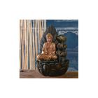 ZEN LIGHT Fontaine Bouddha Hartha - L 27 x l 27 x H 40 cm - LED