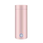QINGQUE Mini Bouilloire Electrique de Voyage, 2 en 1 Tasse Chauffante Electrique, 400ml Bouilloire Electrique Portable pour Thé, Café-EU