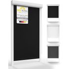 Sol Royal K24 Store a cassette 70x175cm Noir - Store droit occultant isolant - avec cardre complet - Montage sans vis
