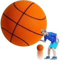 Ballon de Basket-Ball en Mousse Rebondissante - Marque - Modèle - Blanc