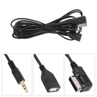 LIA Cable Auxiliaire Prise Music AMI MMI Interface Chargeur USB AUX Câblepour Mercedes Benz C63 E200l CLS E S ML