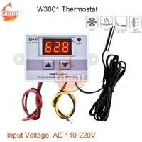 Thermostat à capteur NTC 12V AC 110V 220V, régulateur de température, affichage numérique, wi-fi, DTC1201 W3001 W3002 [9361CE7]