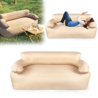 Aufun Chaise gonflable Air Couch avec pompe à air,matelas gonflable de camping,utilisation multi-mode canapé portable,176x86x69cm