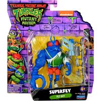 Coffret Tortues Ninja Superfly Accessoires Figurine 12 Cm Turtle Set Personnage Tmnt 1 Carte tigre Nouveaute