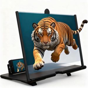 Loupe D'écran De Téléphone De 10 Pouces, Loupe Vidéo HD, Amplificateur