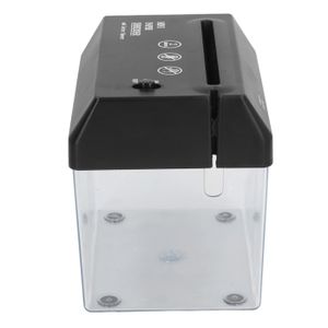Mini Destructeur De Documents Portable USB - Déchiquetage 4mm Pour Papier, Factures Et Plastique - 8