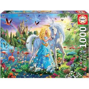 PUZZLE EDUCA Borras Puzzle 1000 piéces La Princesse Et La PUZZLE EDUCA Borras Puzzle 1000 piéces La Princesse Et La