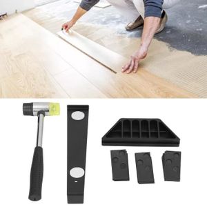 PARQUET - STRATIFIÉ HURRISE Kit d'installation de parquet en bois laminé - Outil de pose de sol en bois avec écarteurs
