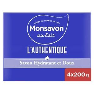 SAVON - SYNDETS LOT DE 4 - MONSAVON - Savon au lait - paquet de 4 