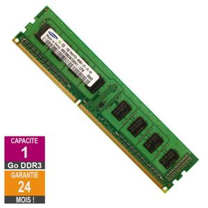 MÉMOIRE RAM Barrette Mémoire 1Go RAM DDR3 Samsung M378B2873EH1