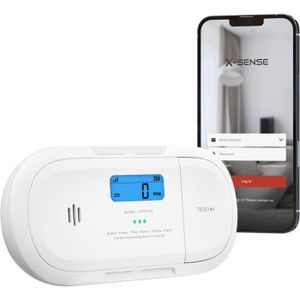 X-Sense Détecteur de Fumée Wi-FI, Kit de Sécurité pour la Maison avec  Station de Base SBS50, Alarme Incendie sans Fil Certifié TÜV et EN14604,  Compatible avec l'Appli X-Sense Home Security, FS61 